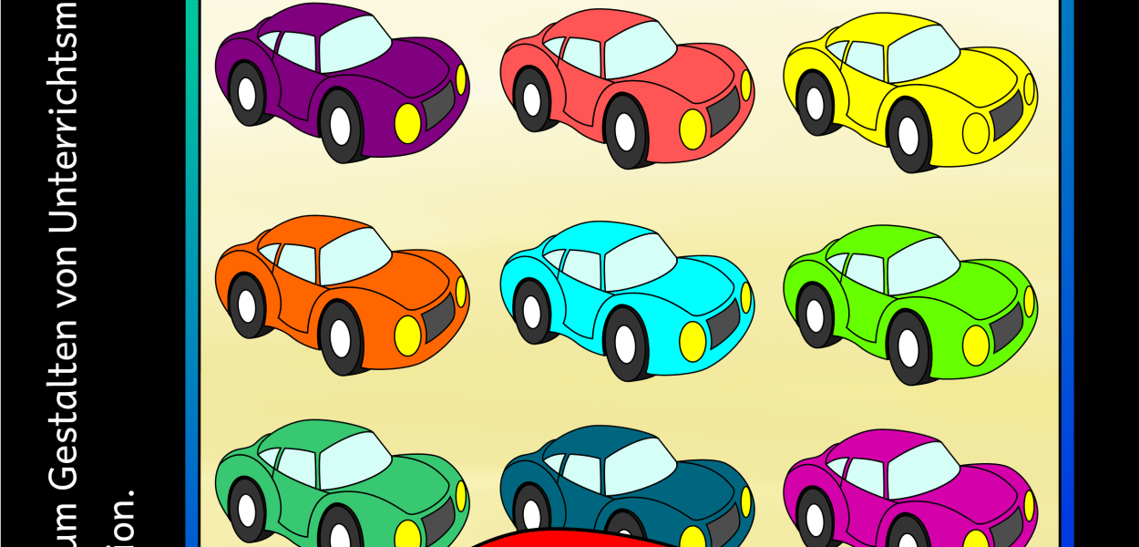 Auto Cliparts zum Erstellen von Unterrichtsmaterial