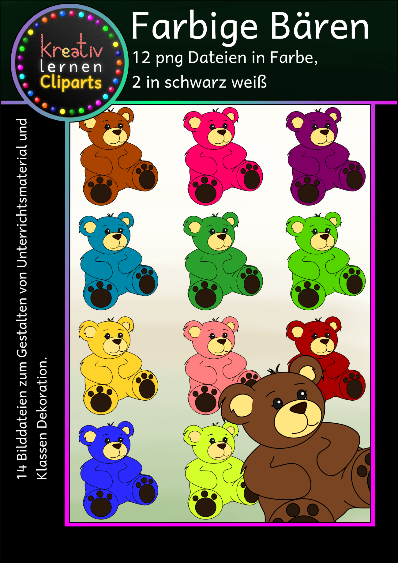 14 Grafikdateien zum Dekorieren und Gestalten