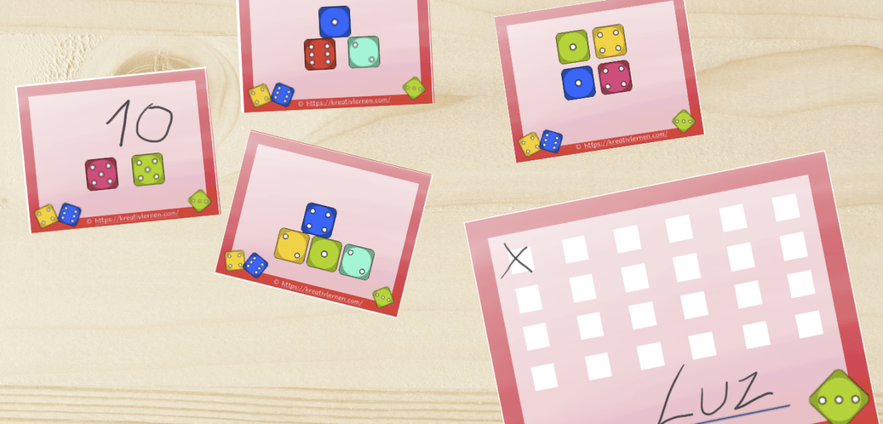 Kleine Mathekartei mit Kopfrechenaufgaben für den Anfangsunterricht