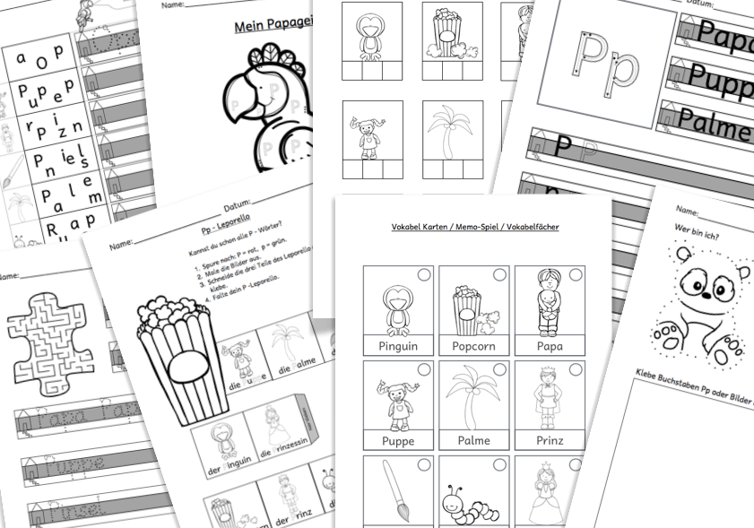 Alphabetisierung, Wortschatzarbeit und Schreiblehrgang in einem Set