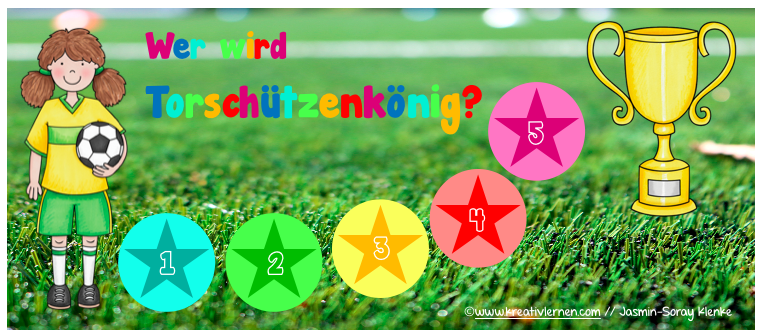 Spielerisch lernen in allen Fächern mit dem Torschützenkönig