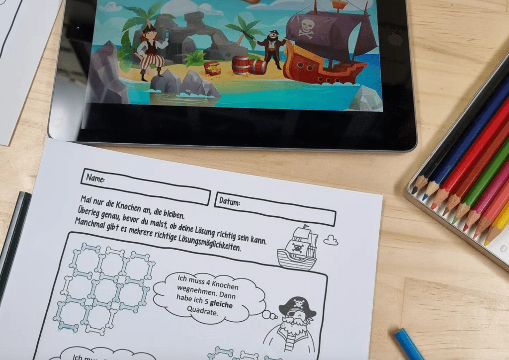 letzten Wochen vor den Sommerferien. Interaktiv oder mit Arbeitsblatt und Streichhölzer Rätseln. So lösen deine Schüler spannende Probleme.