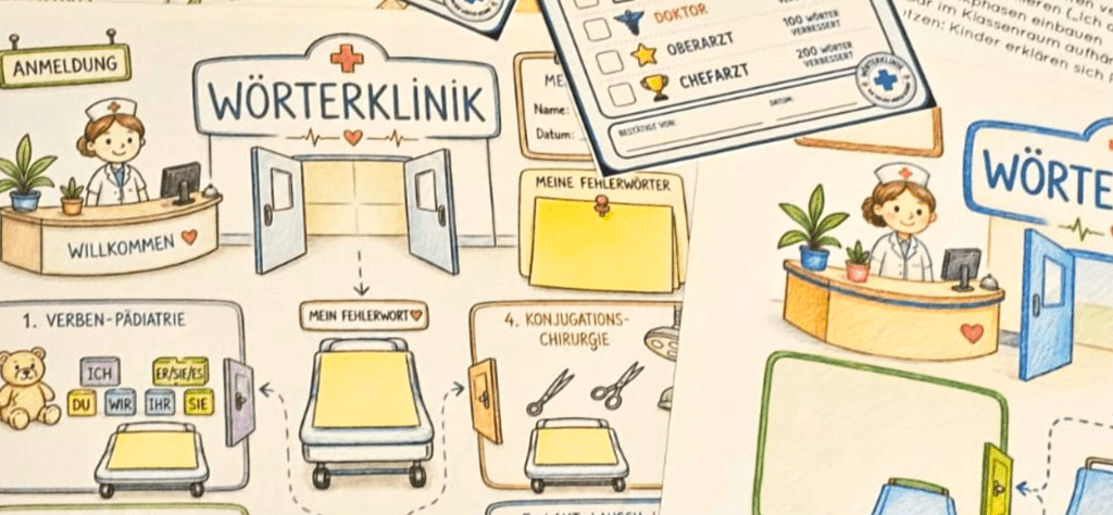 Fehler sind Helfer, Fehlerkorrektur in der Grundschule. 